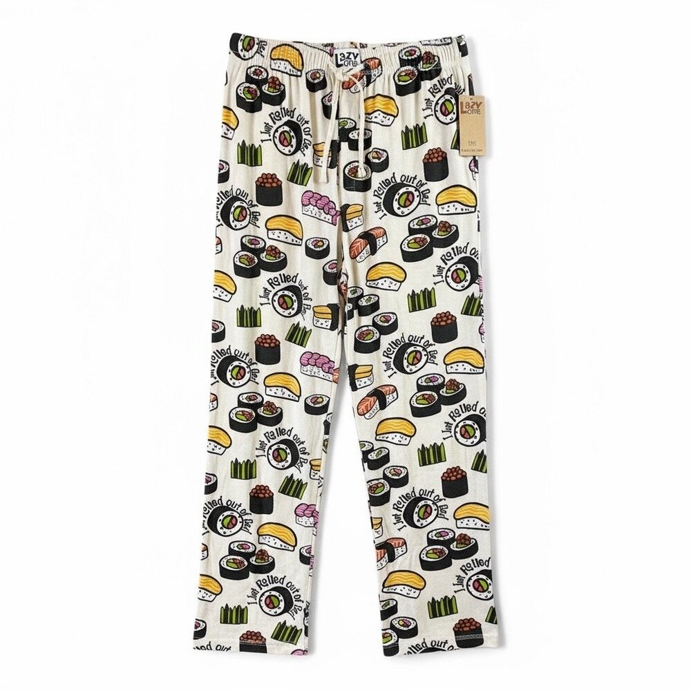 NWT Lazy One Sushi Print Pajama Pants – Unisex Size L